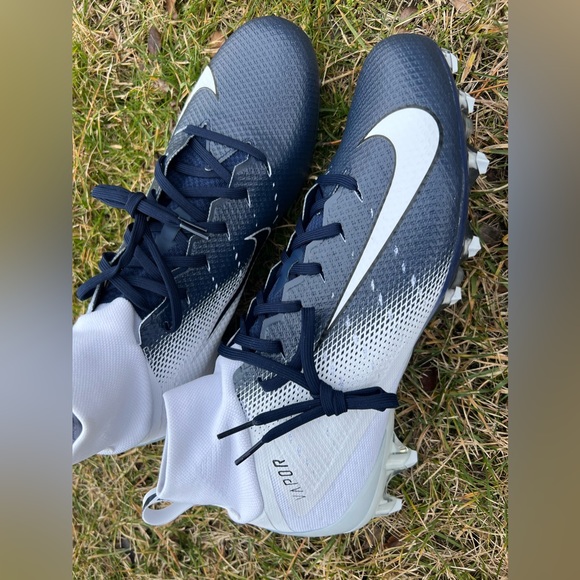 New 12-16 Nike Vapor Untouchable Pro TD 3 Football Cleats Navy Blue AO3021-102 - Picture 4 of 15